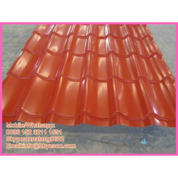 corrugating sheets / prepainted roofing tile / corrugating roofing panel